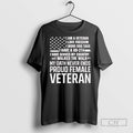 I Am A Veteran Love Freedom - Adult & Kids T-Shirts, Sweatshirts & Hoodies apparel design preview 1