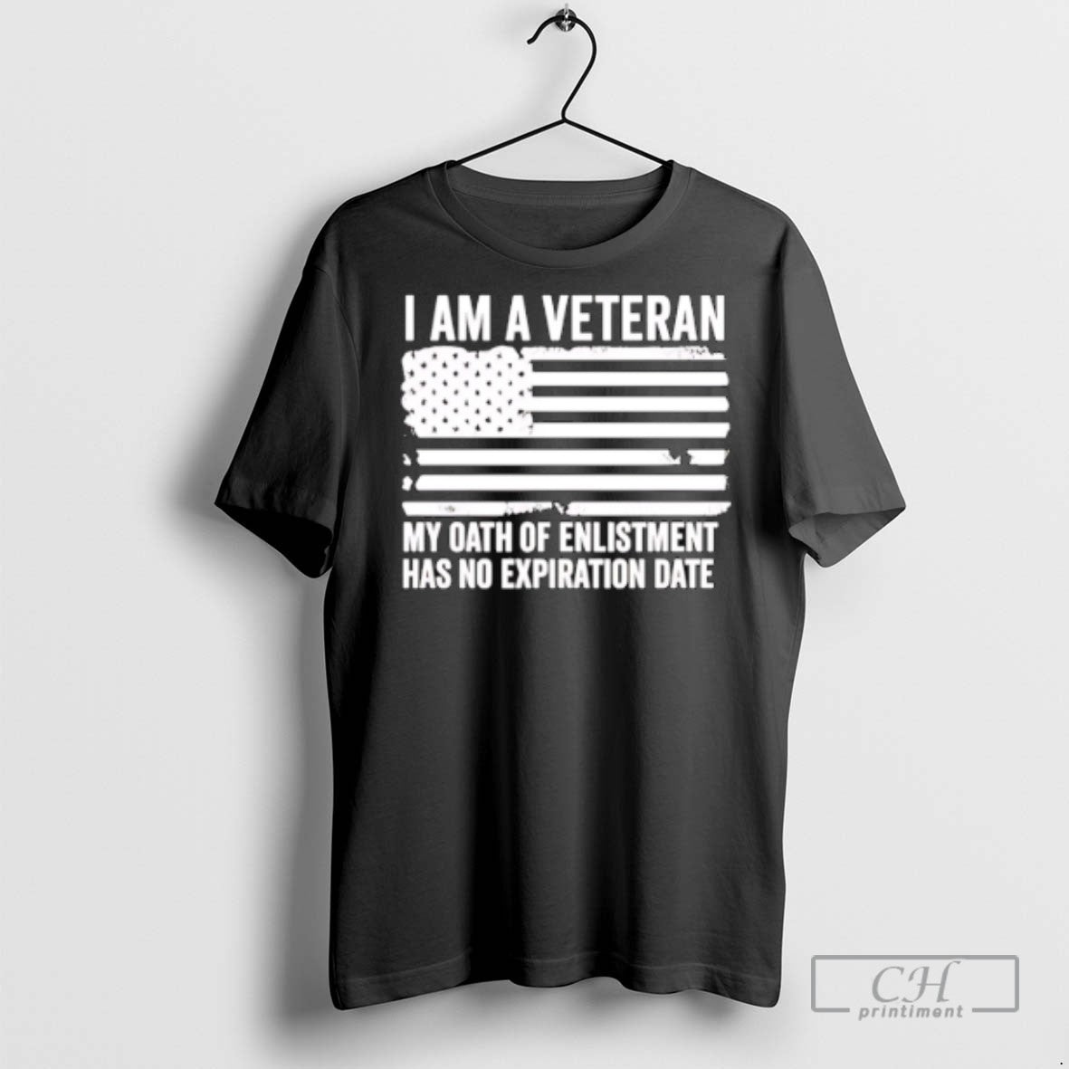 I Am A Veteran My Oath Of Enlistment Has No - Adult & Kids T-Shirts, Sweatshirts & Hoodies apparel design preview 1