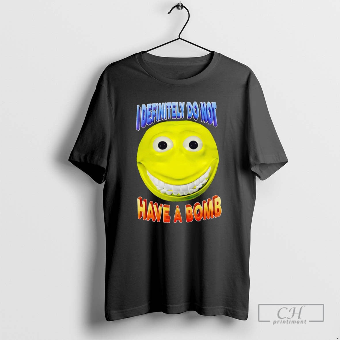 I Definitely Do Not Have A Bomb Meme Funny - Adult & Kids T-Shirts, Sweatshirts & Hoodies apparel design preview 1