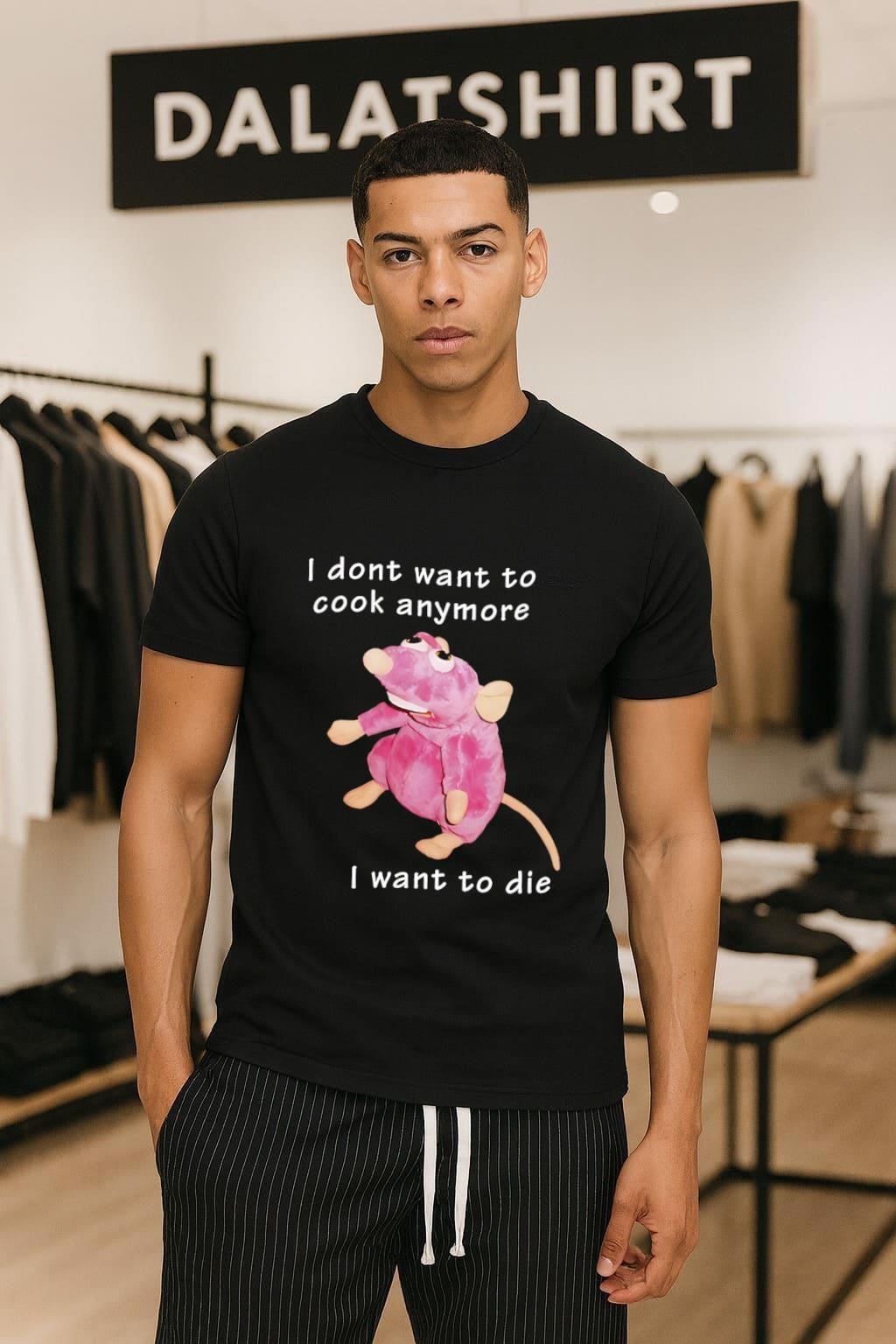 I Don't Want To Cook Anymore Die Rat - Adult & Kids T-Shirts, Sweatshirts & Hoodies apparel design preview 1