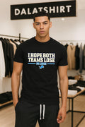I Hope Both Teams Lose Go Lions Football Logo - Adult & Kids T-Shirts, Sweatshirts & Hoodies apparel design preview 1