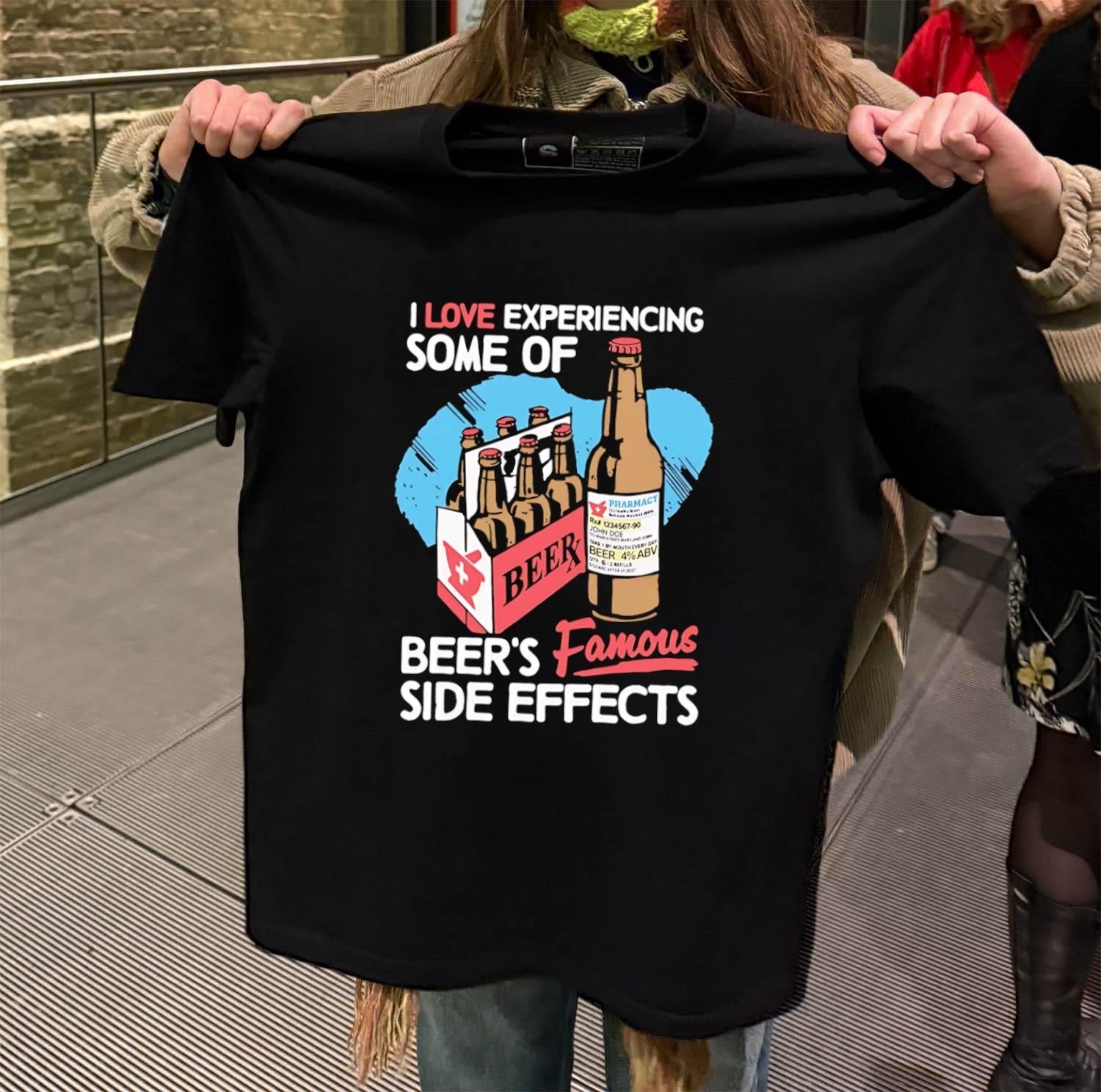 I Love Experiencing Some Of Beer's Famous Side - Adult & Kids T-Shirts, Sweatshirts & Hoodies apparel design preview 2
