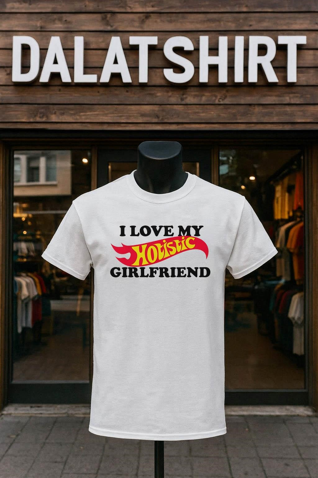 I Love My Holistic Girlfriend Hot Wheels - Adult & Kids T-Shirts, Sweatshirts & Hoodies apparel design preview 1