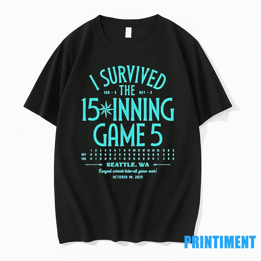 I Survived The 15 Inning Game 5 Sweater - Adult & Kids T-Shirts, Sweatshirts & Hoodies apparel design preview 1