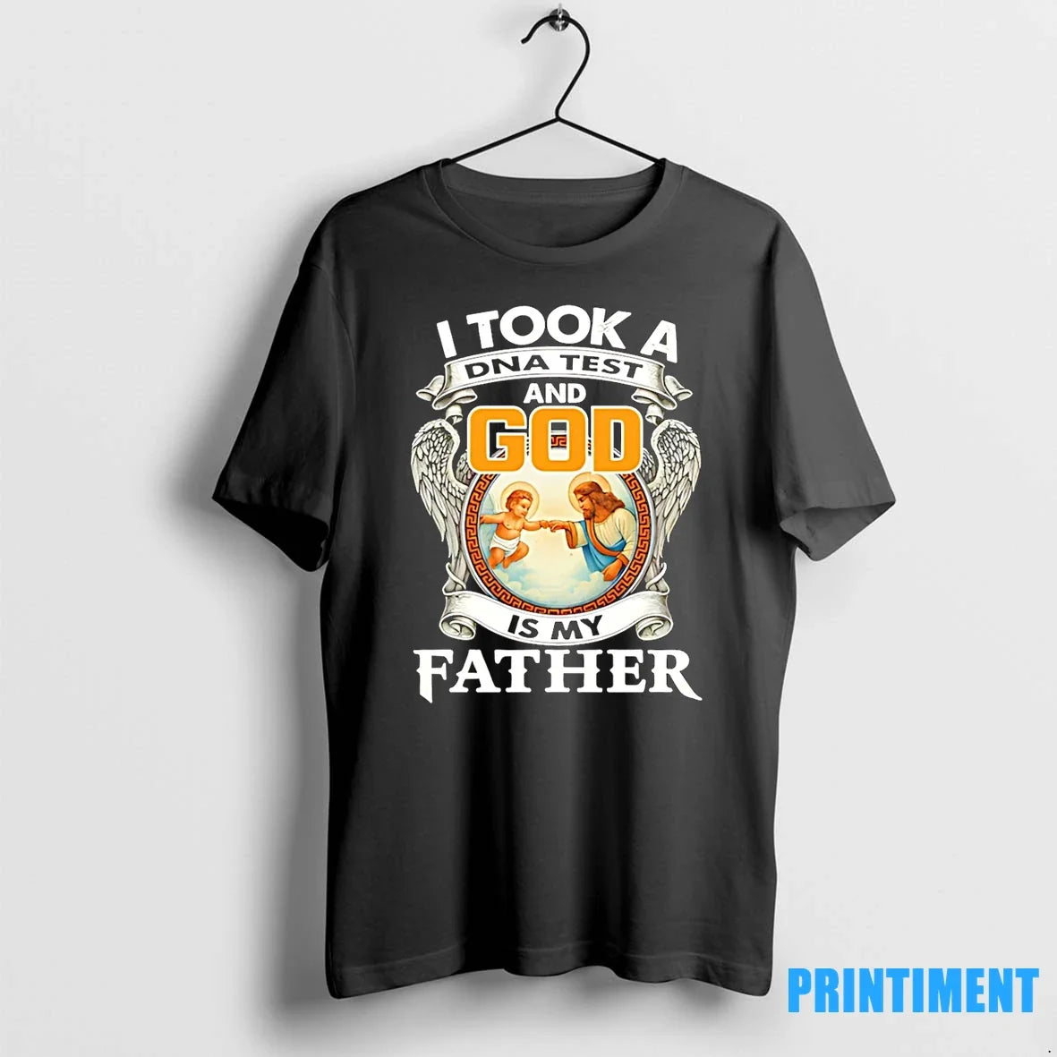 I Took A Dna And God Is My Father Veteran Jesus - Adult & Kids T-Shirts, Sweatshirts & Hoodies apparel design preview 1