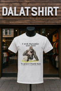 I Wish Harambe Were Here To Protect Panchi-Kun - Adult & Kids T-Shirts, Sweatshirts & Hoodies apparel design preview 1