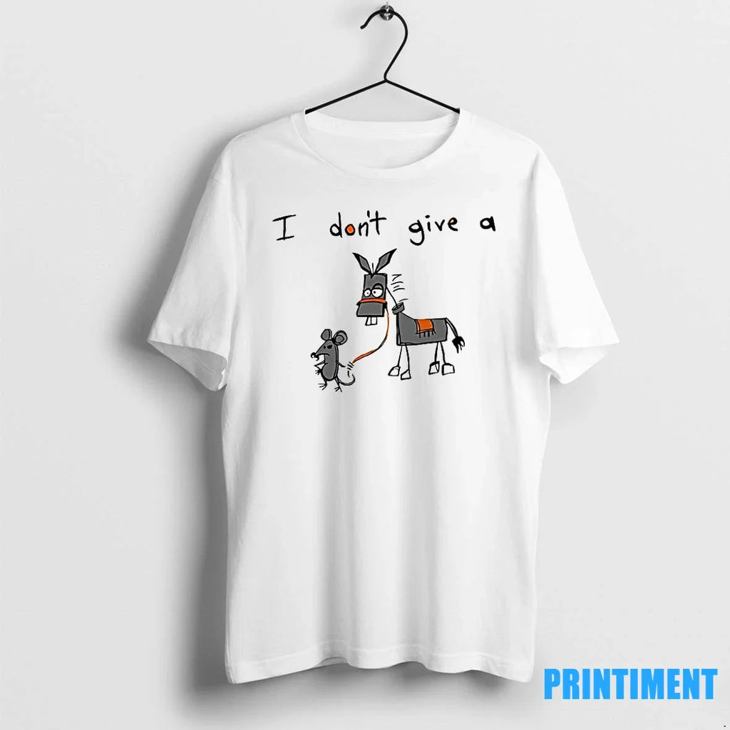 I Dont Give A Rat Ass Mouse Donkey Sweater - Adult & Kids T-Shirts, Sweatshirts & Hoodies apparel design preview 1