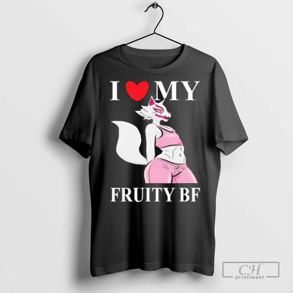 I Love My Fruity Bf Lgbt Fox - Adult & Kids T-Shirts, Sweatshirts & Hoodies apparel design preview 1