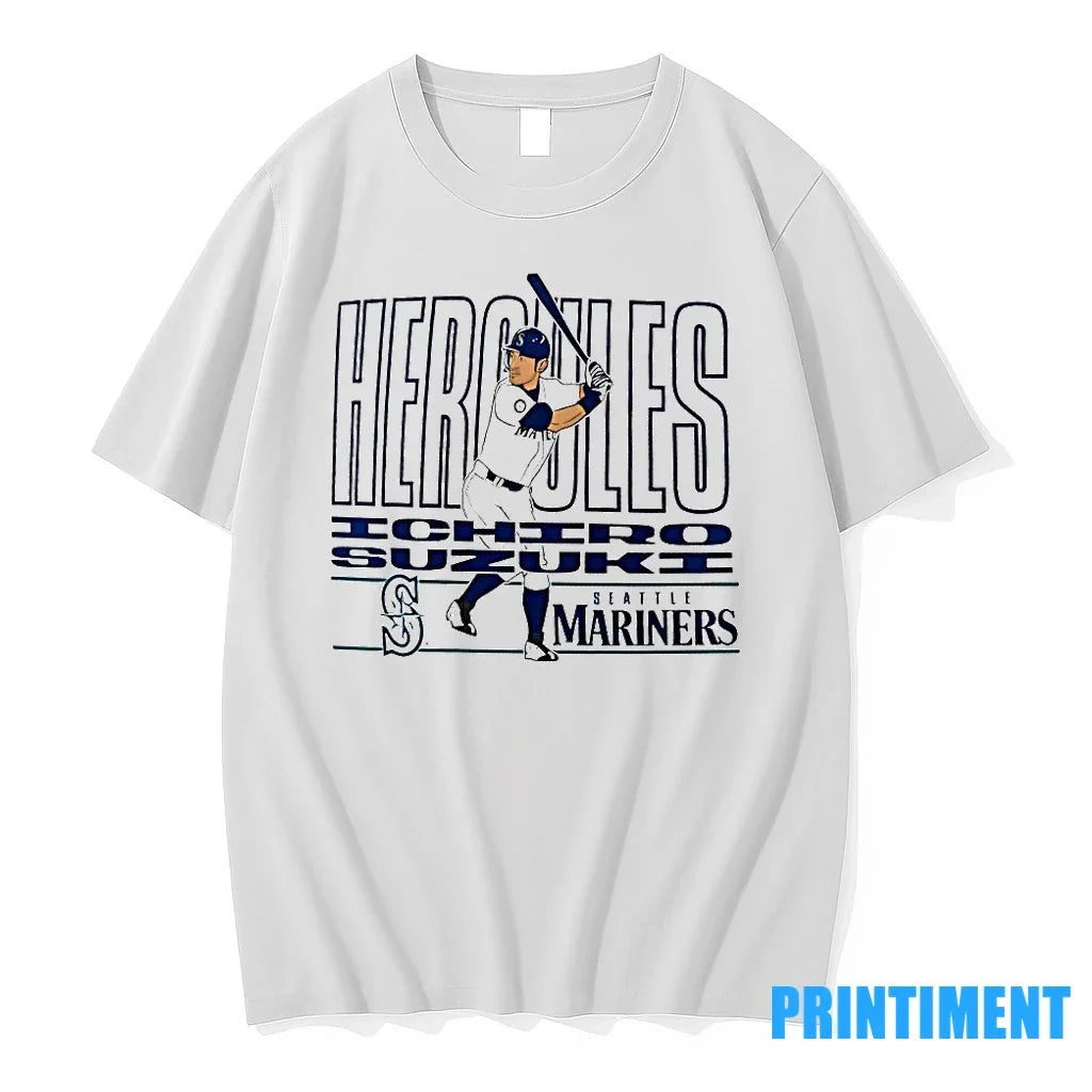 Ichiro Suzuki Seattle Mariners Cooperstown Player - Adult & Kids T-Shirts, Sweatshirts & Hoodies apparel design preview 1