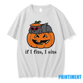 If I Fits Sits Pumpkin Sweater - Adult & Kids T-Shirts, Sweatshirts & Hoodies apparel design preview 1