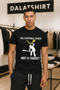 I'm A Softball Coach Not Target - Adult & Kids T-Shirts, Sweatshirts & Hoodies apparel design preview 1