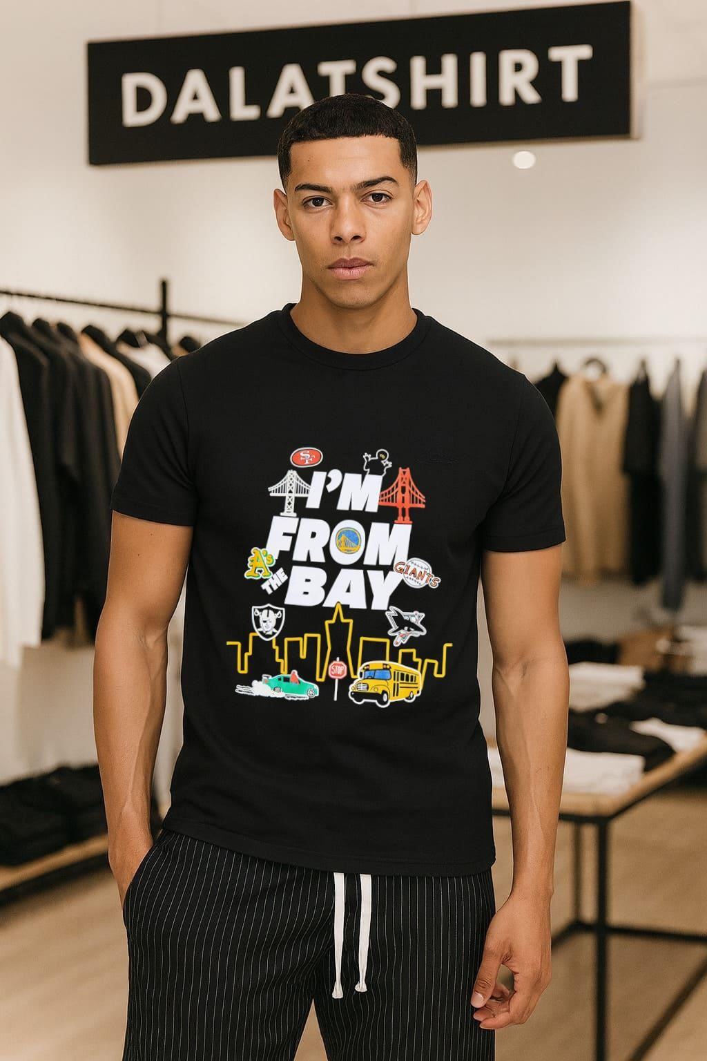 I'm From The Bay San Francisco Sports Teams Skyline - Adult & Kids T-Shirts, Sweatshirts & Hoodies apparel design preview 1