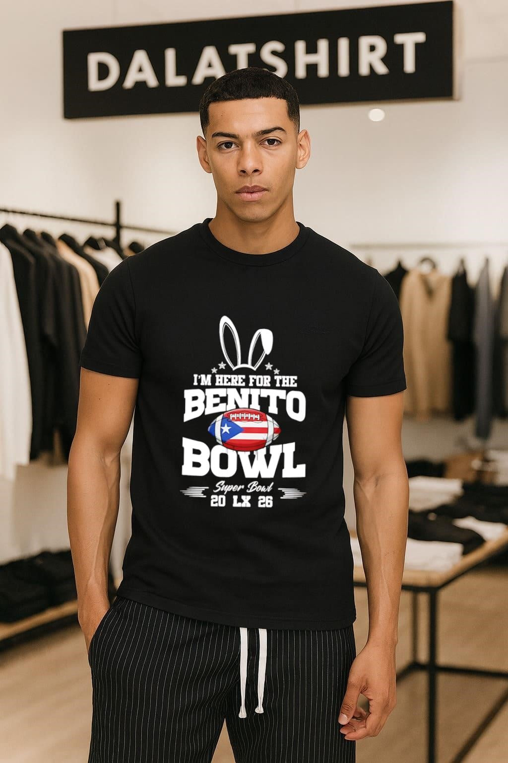 I'm Here For The Benito Bowl Puerto Rico Football - Adult & Kids T-Shirts, Sweatshirts & Hoodies apparel design preview 1
