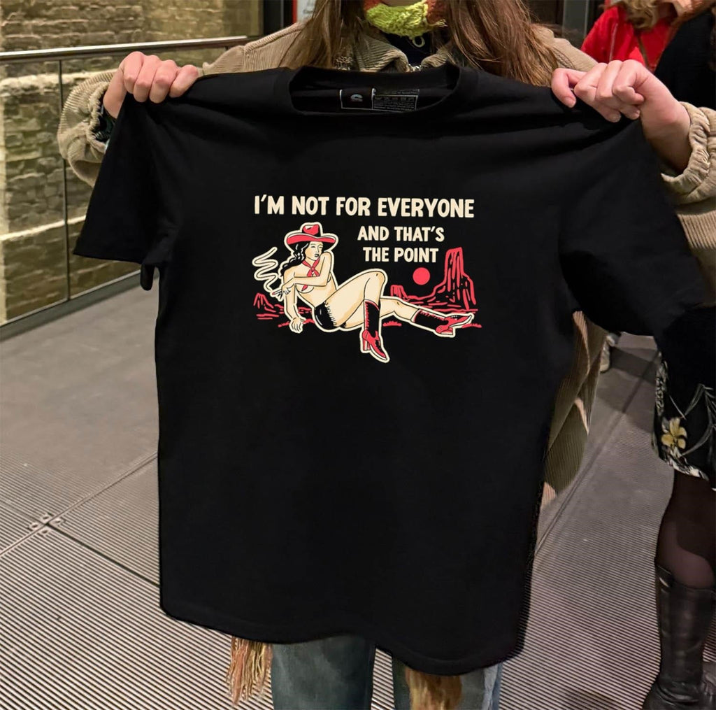 I'm Not For Everyone And That's The Point Cowboy - Adult & Kids T-Shirts, Sweatshirts & Hoodies apparel design preview 2