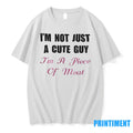 Im Not Just A Cute Guy Piece Of Meat Sweater - Adult & Kids T-Shirts, Sweatshirts & Hoodies apparel design preview 1