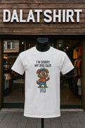 I'm Sorry My Dog Said No Cartoon Graphic - Adult & Kids T-Shirts, Sweatshirts & Hoodies apparel design preview 1