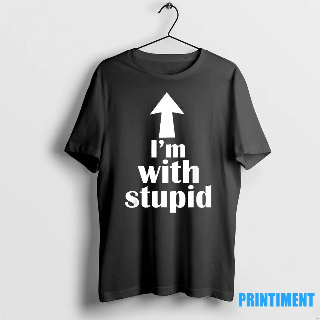 Im With Stupid Sweater - Adult & Kids T-Shirts, Sweatshirts & Hoodies apparel design preview 1