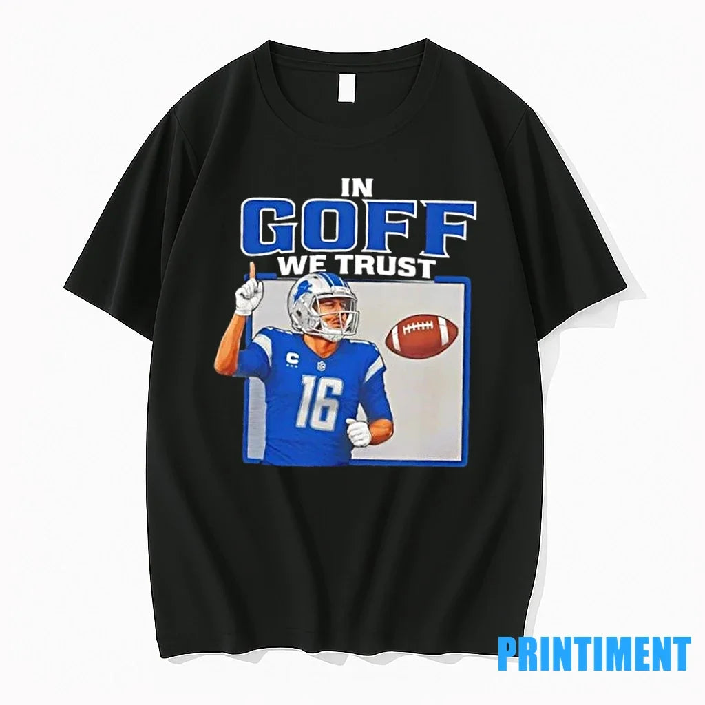 In Goff We Trust Detroit Lions Jared Sweater - Adult & Kids T-Shirts, Sweatshirts & Hoodies apparel design preview 1