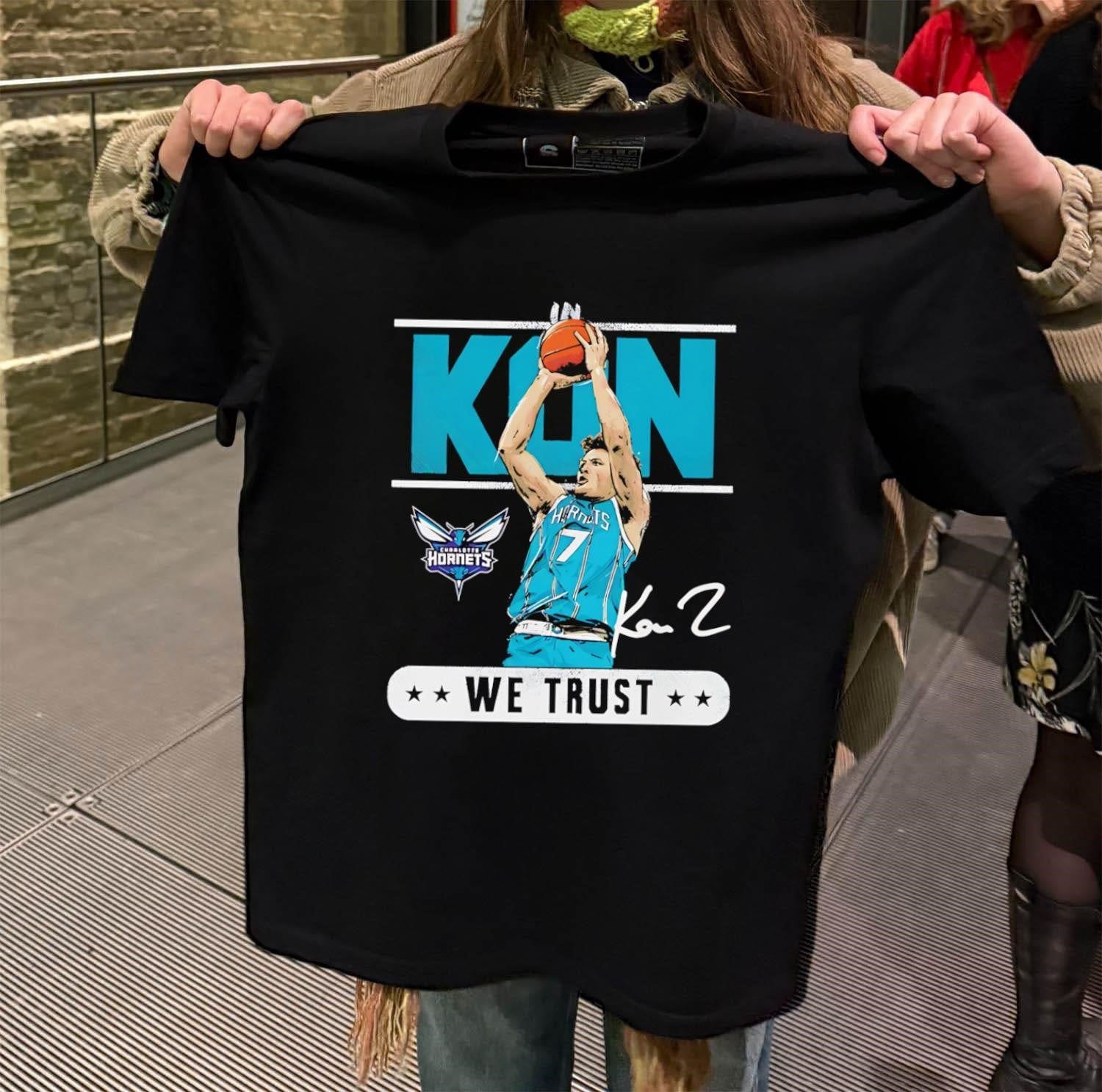In Kon We Trust Charlotte Hornets Knueppel - Adult & Kids T-Shirts, Sweatshirts & Hoodies apparel design preview 2