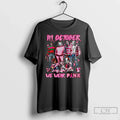 In October We Wear Pink Horror Characters - Adult & Kids T-Shirts, Sweatshirts & Hoodies apparel design preview 1