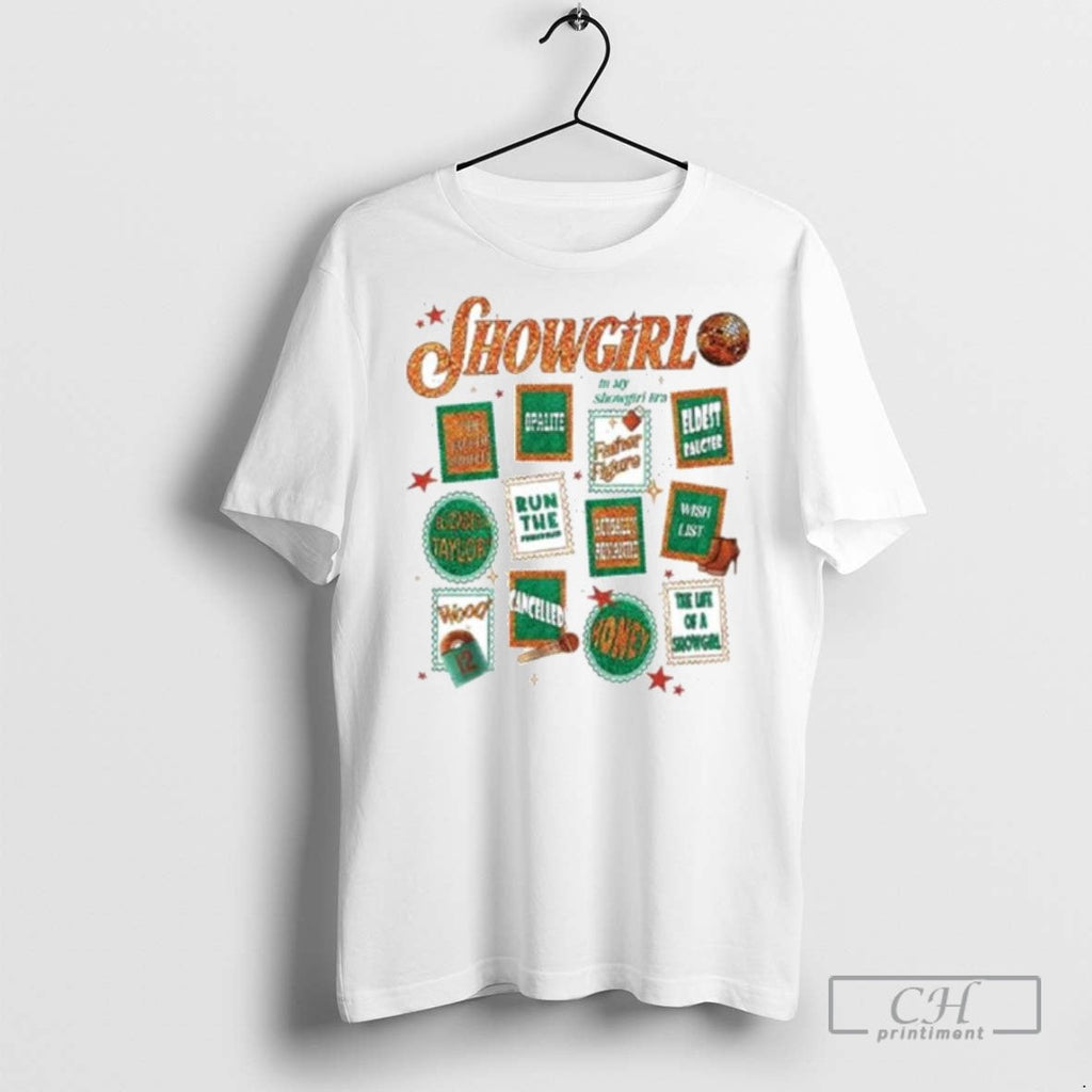 In My Showgirl Era Taylor Ornaments - Adult & Kids T-Shirts, Sweatshirts & Hoodies apparel design preview 1