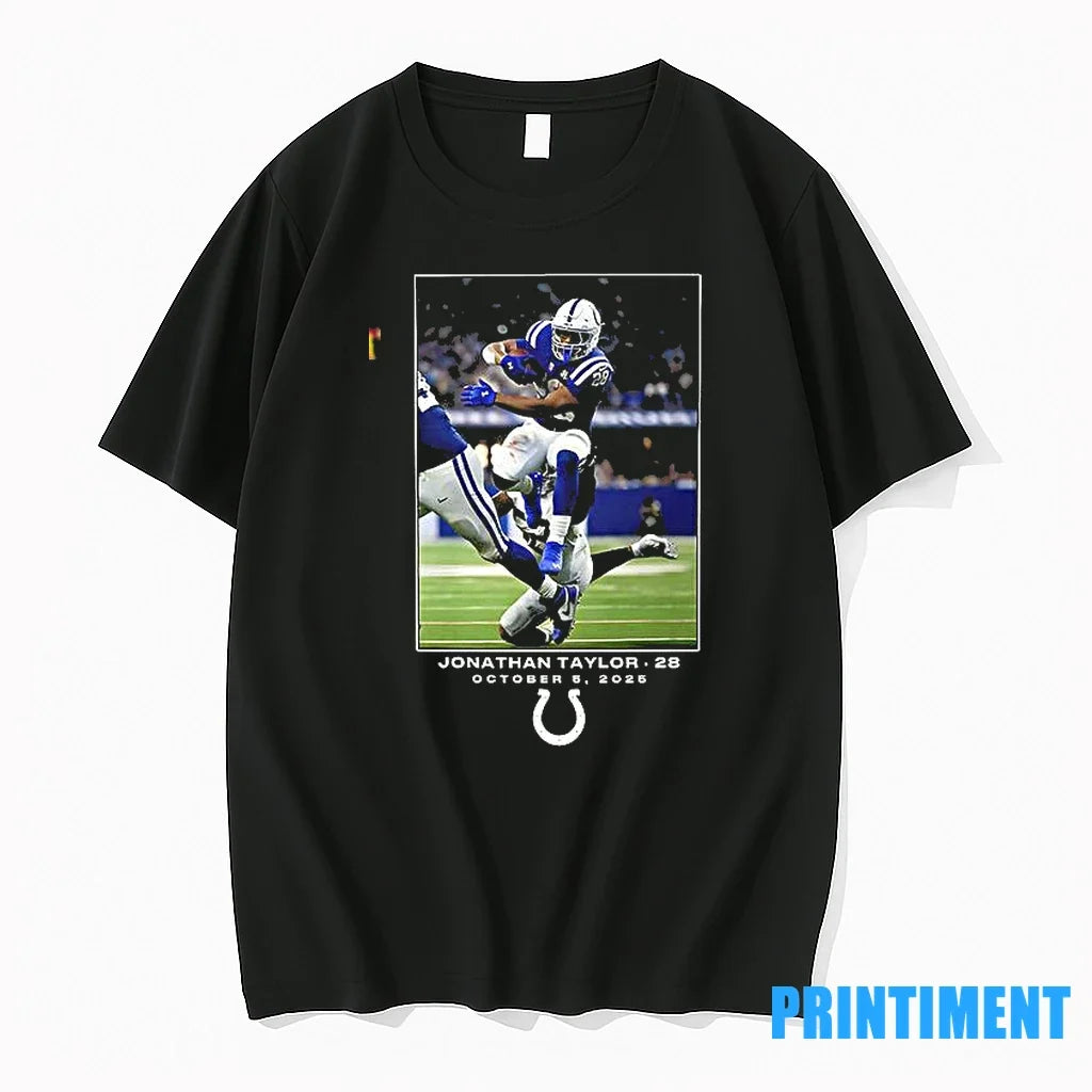 Indianapolis Colts Jonathan Taylor Flash Features - Adult & Kids T-Shirts, Sweatshirts & Hoodies apparel design preview 1