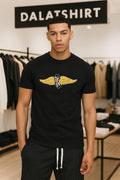 Indianapolis Motor Speedway Gold Wings Tire Logo - Adult & Kids T-Shirts, Sweatshirts & Hoodies apparel design preview 1