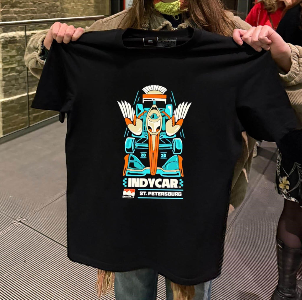 IndyCar St. Petersburg Racing Car 2026 - Adult & Kids T-Shirts, Sweatshirts & Hoodies apparel design preview 2