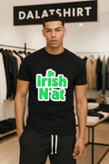 Irish N'at Green Clover Shamrock Pittsburgh Dialect - Adult & Kids T-Shirts, Sweatshirts & Hoodies apparel design preview 1