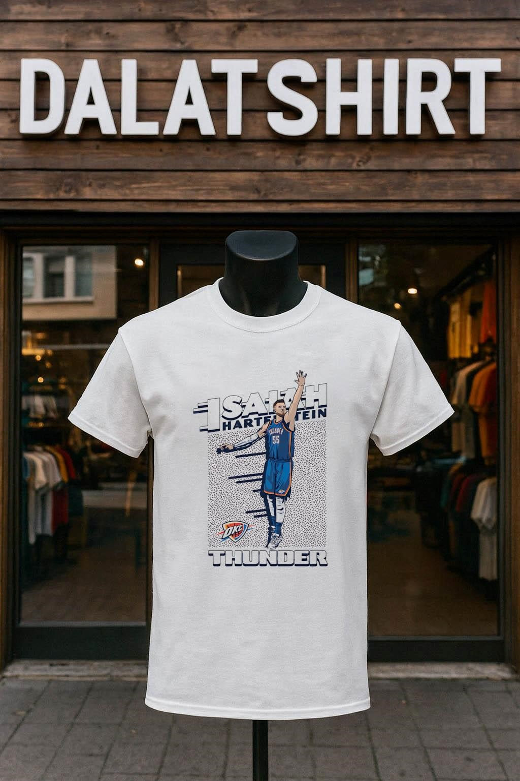 Isaiah Hartenstein Oklahoma City Thunder Basketball - Adult & Kids T-Shirts, Sweatshirts & Hoodies apparel design preview 1