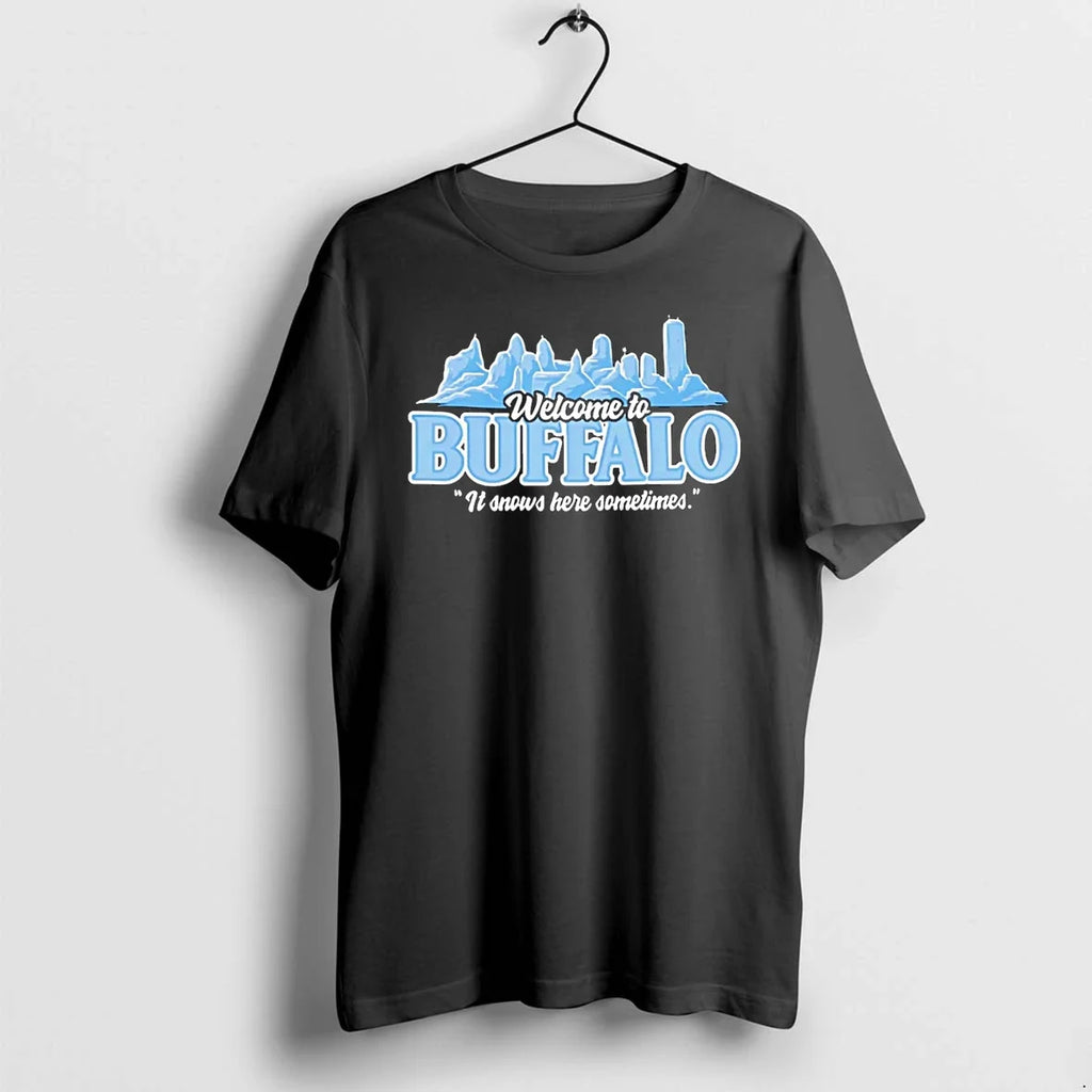 It Snows Here Sometimes Welcome To Buffalo Sweater - Adult & Kids T-Shirts, Sweatshirts & Hoodies apparel design preview 1