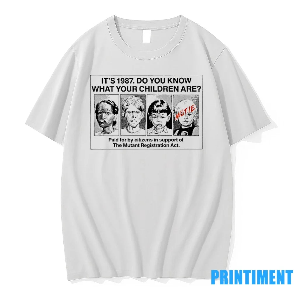 Its 1987 Do You Know What Your Children Are The - Adult & Kids T-Shirts, Sweatshirts & Hoodies apparel design preview 1