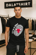 It's In My DNA Chicago Bulls Basketball Fingerprint - Adult & Kids T-Shirts, Sweatshirts & Hoodies apparel design preview 1