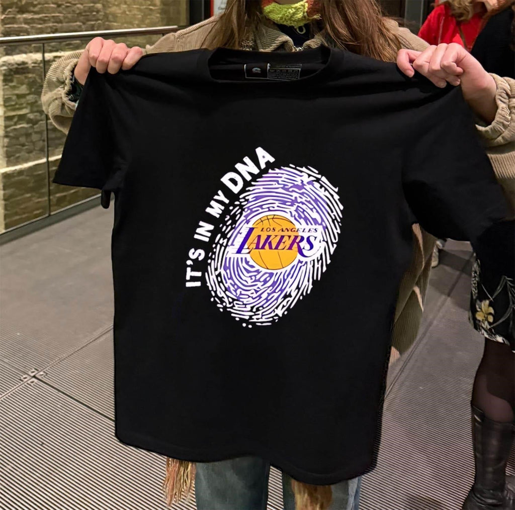 It's In My DNA Los Angeles Lakers Fingerprint - Adult & Kids T-Shirts, Sweatshirts & Hoodies apparel design preview 2
