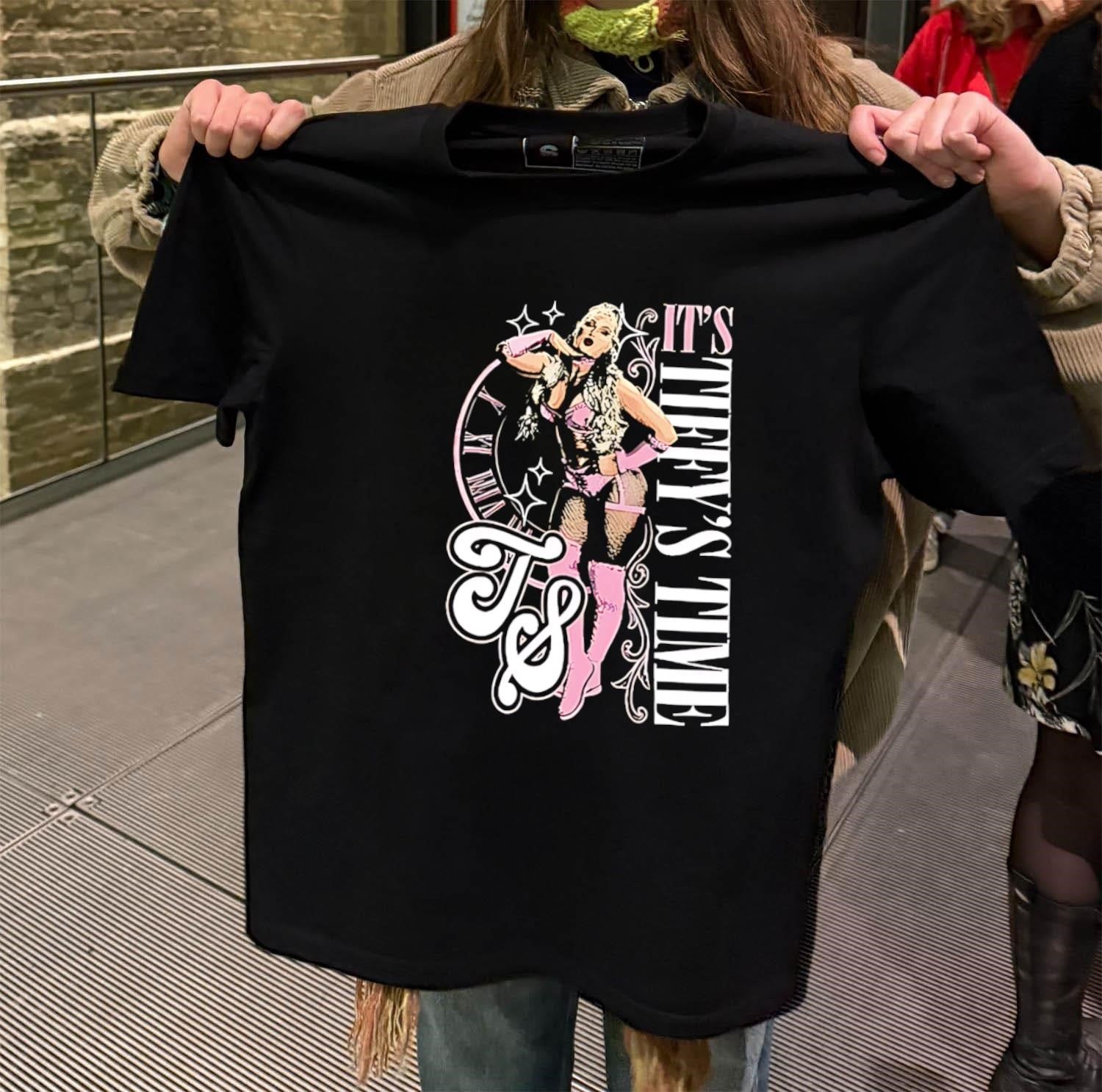 It's Tiffy's Time Tiffany Stratton Wrestling - Adult & Kids T-Shirts, Sweatshirts & Hoodies apparel design preview 2