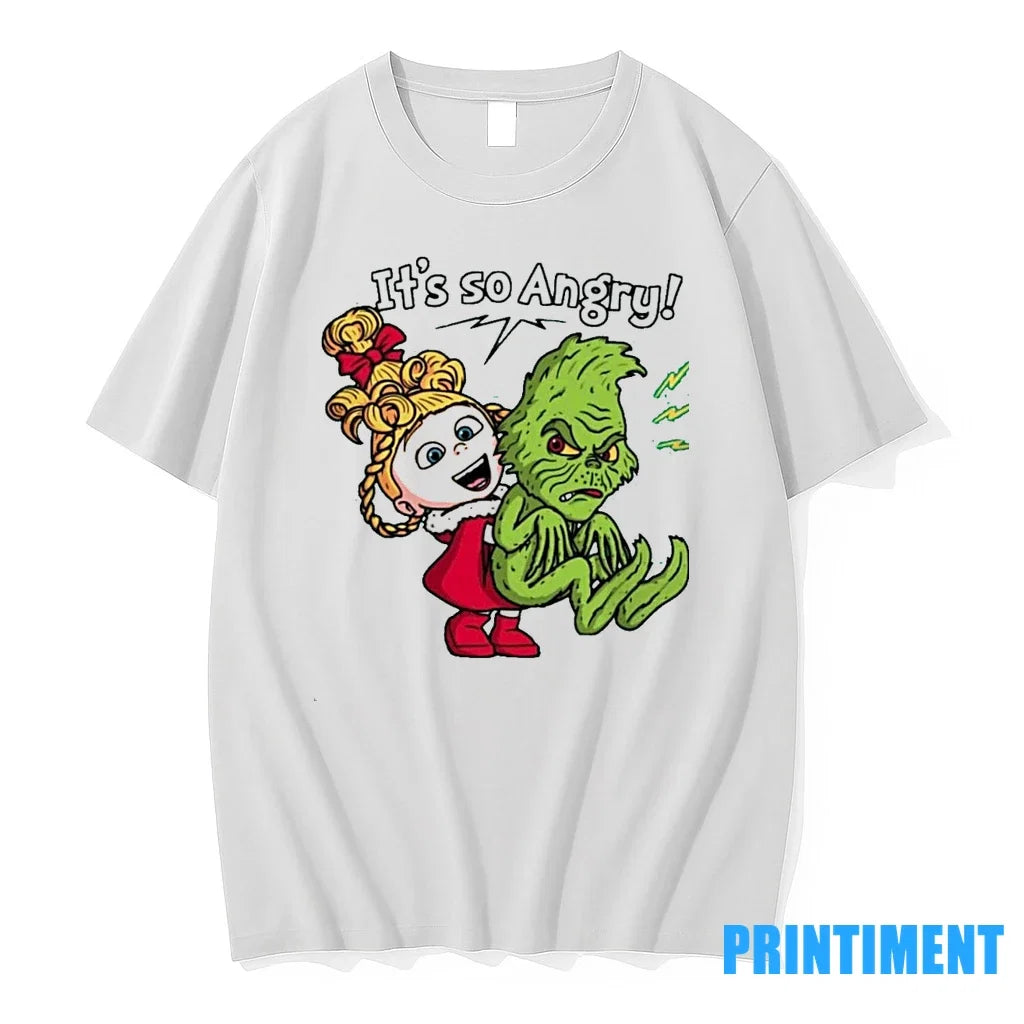 Its So Angry Cindy Lou Who And The Grinch Sweater - Adult & Kids T-Shirts, Sweatshirts & Hoodies apparel design preview 1