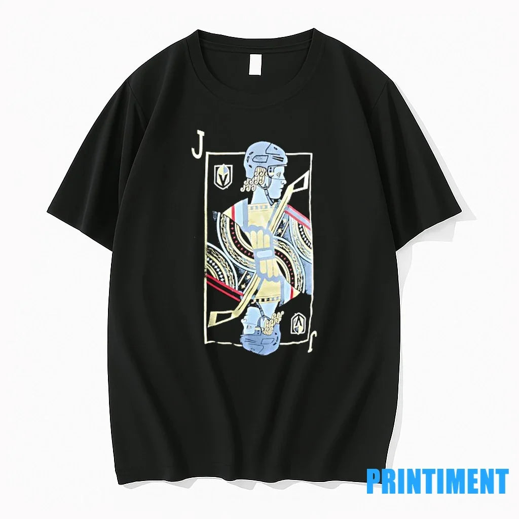 Jack Eichel Vegas Golden Knights Hockey Playcard - Adult & Kids T-Shirts, Sweatshirts & Hoodies apparel design preview 1