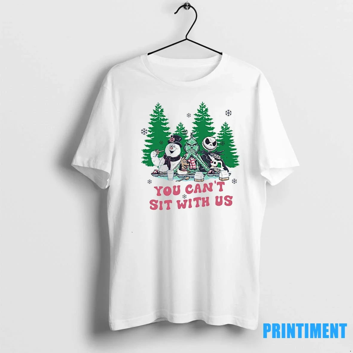 Jack Frost The Grinch Skellington You Cant Sit With - Adult & Kids T-Shirts, Sweatshirts & Hoodies apparel design preview 1