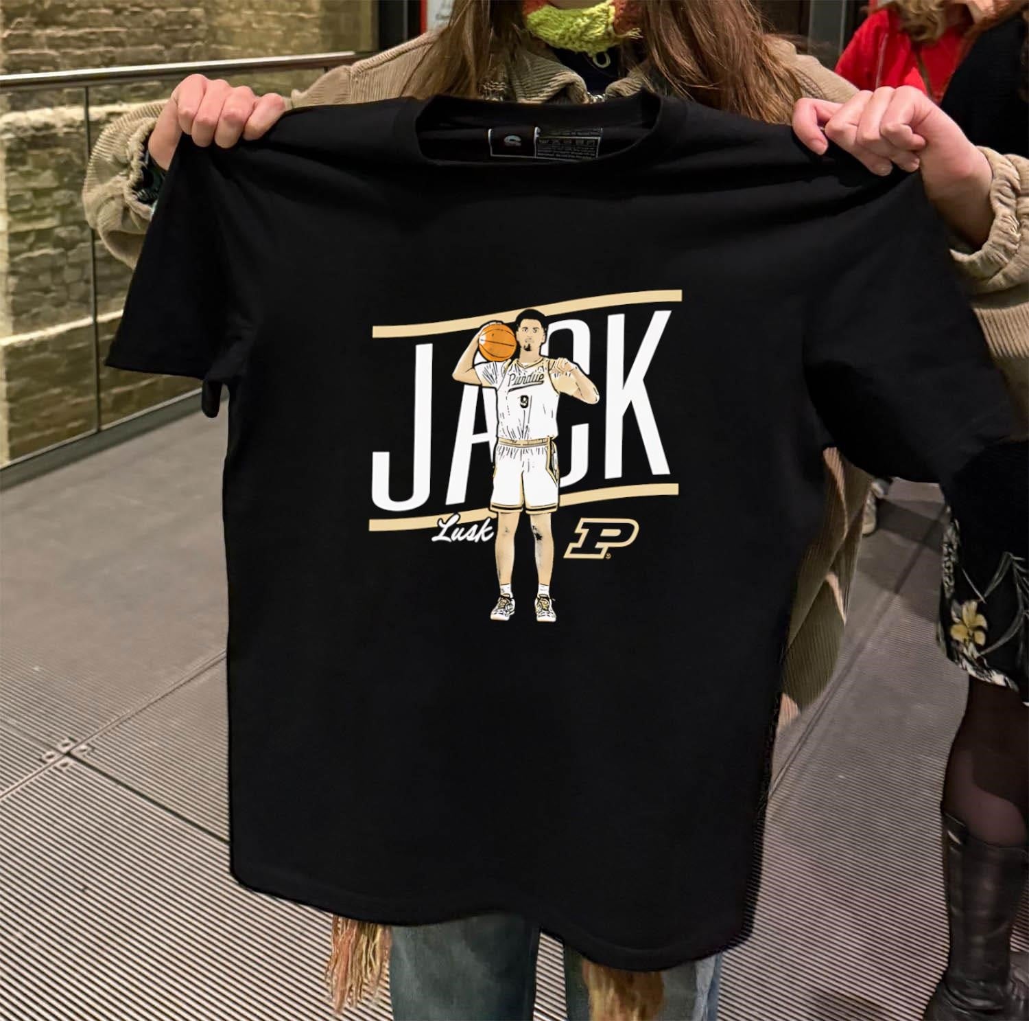 Jack Lusk Purdue Boilermakers - Adult & Kids T-Shirts, Sweatshirts & Hoodies apparel design preview 2