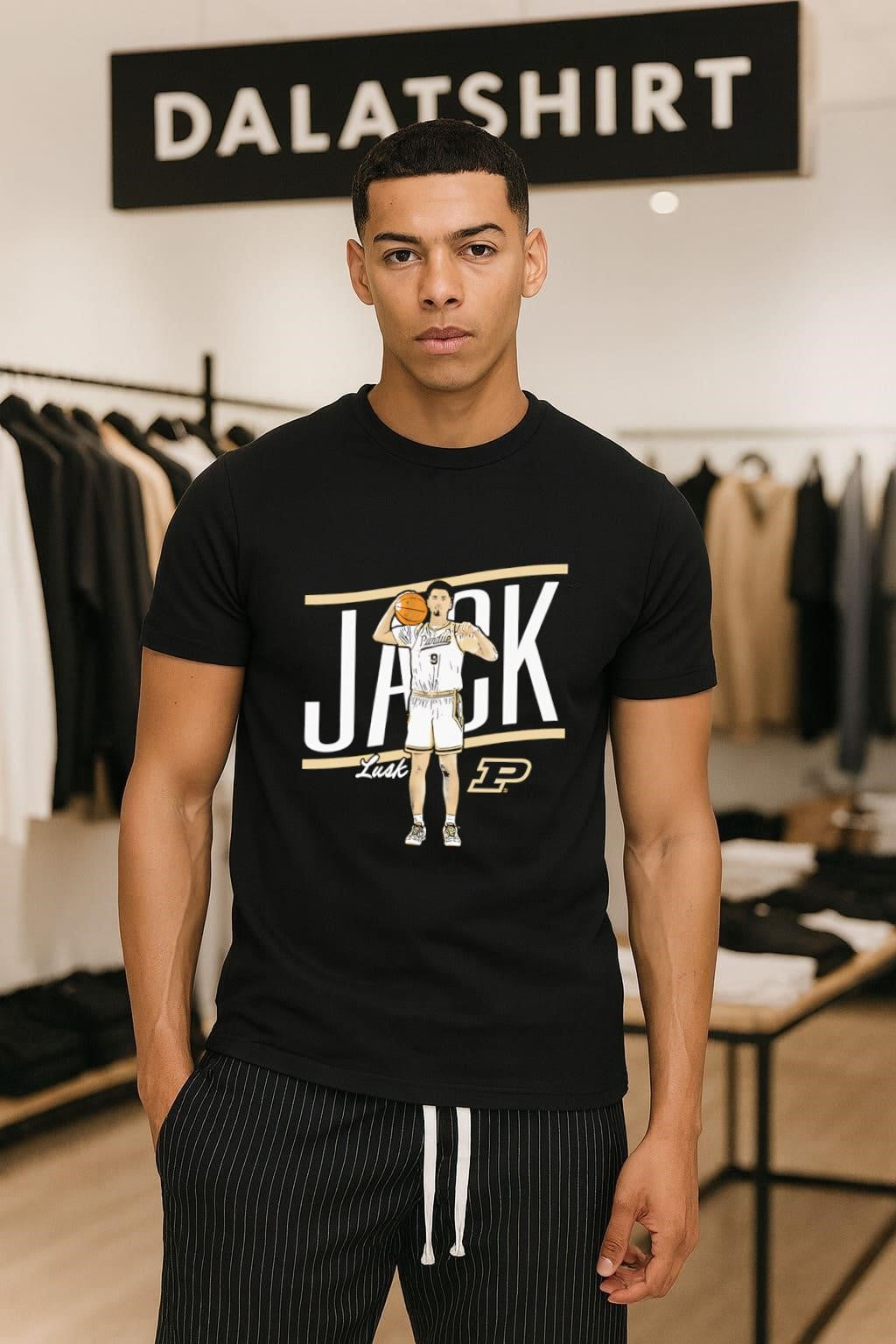 Jack Lusk Purdue Boilermakers - Adult & Kids T-Shirts, Sweatshirts & Hoodies apparel design preview 1