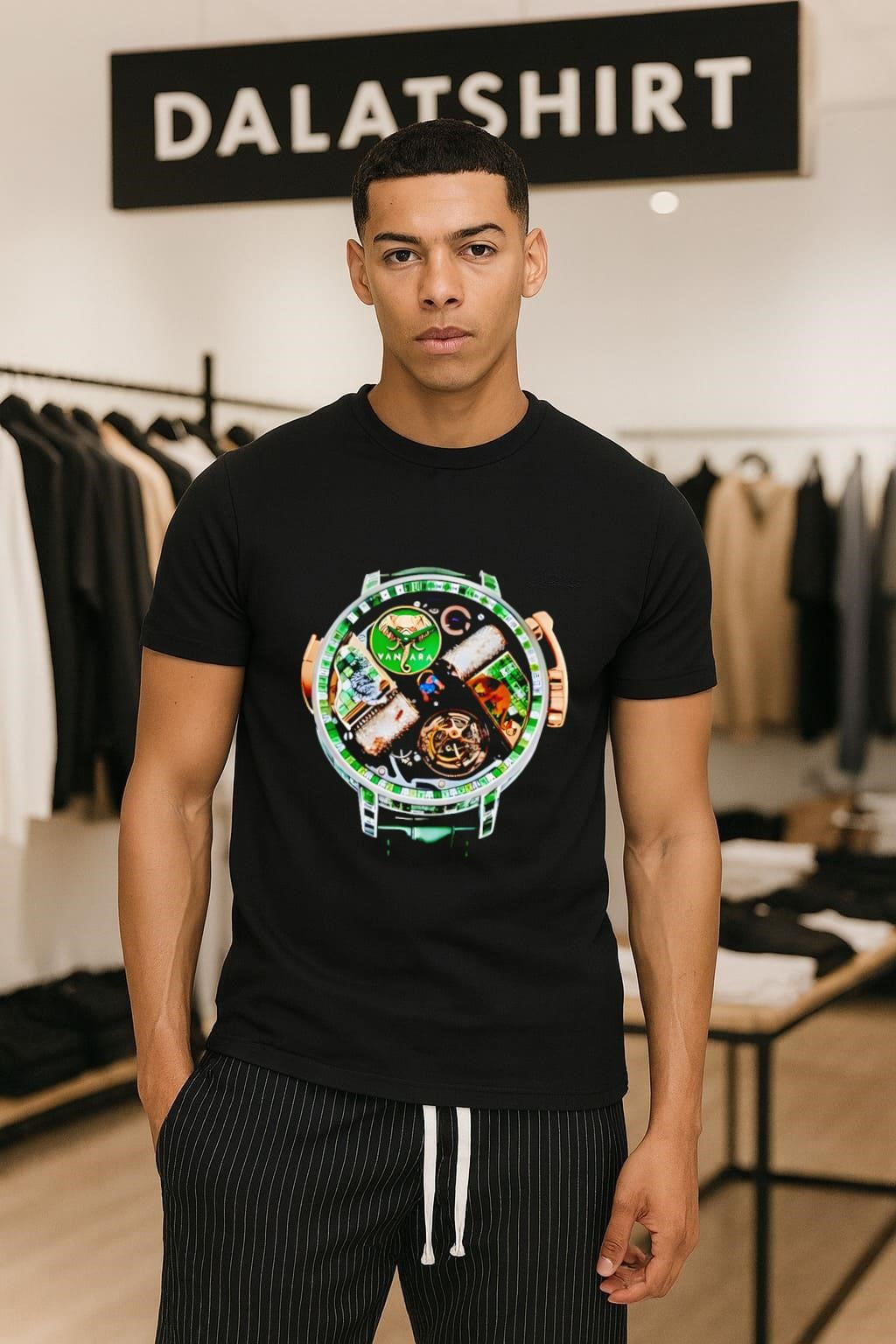 Jacob and Co Vantara Elephant Tiger Lion Luxury Watch - Adult & Kids T-Shirts, Sweatshirts & Hoodies apparel design preview 1