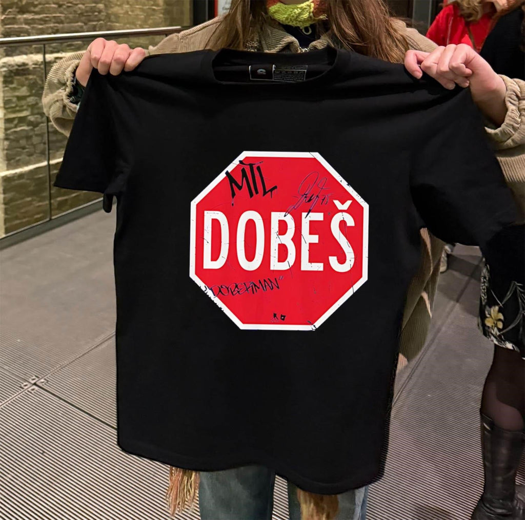 Jakub Dobeš Stop Sign Montreal Canadiens hockey - Adult & Kids T-Shirts, Sweatshirts & Hoodies apparel design preview 2