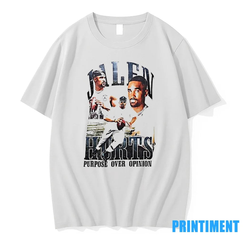 Jalen Hurts Purpose Over Opinion Retro Sweater - Adult & Kids T-Shirts, Sweatshirts & Hoodies apparel design preview 1