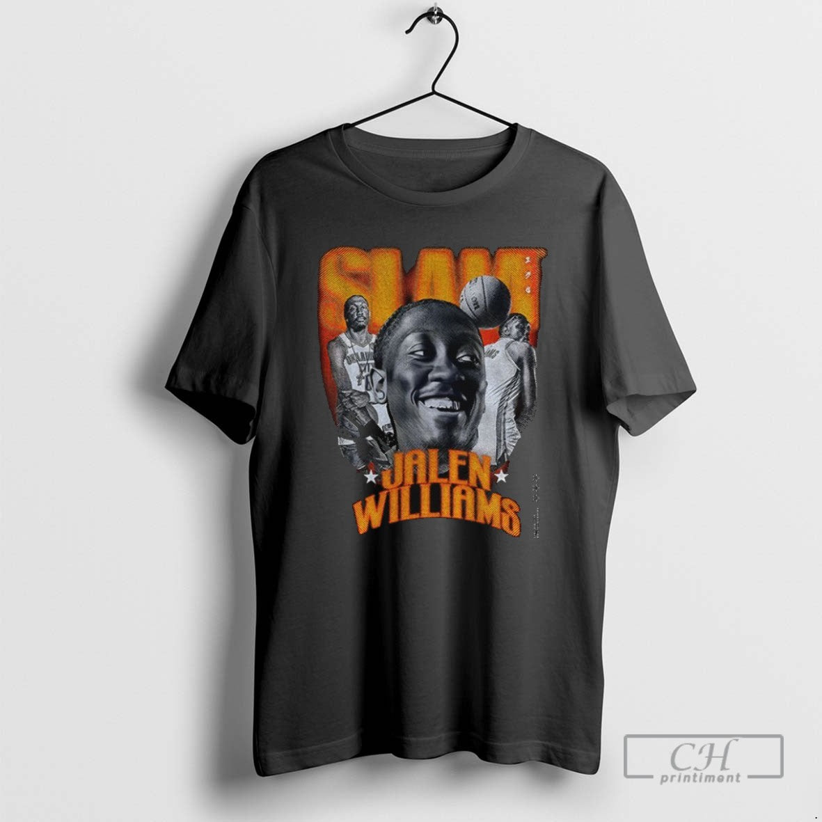 Jalen Williams Oklahoma City Thunder Slam Nba - Adult & Kids T-Shirts, Sweatshirts & Hoodies apparel design preview 1