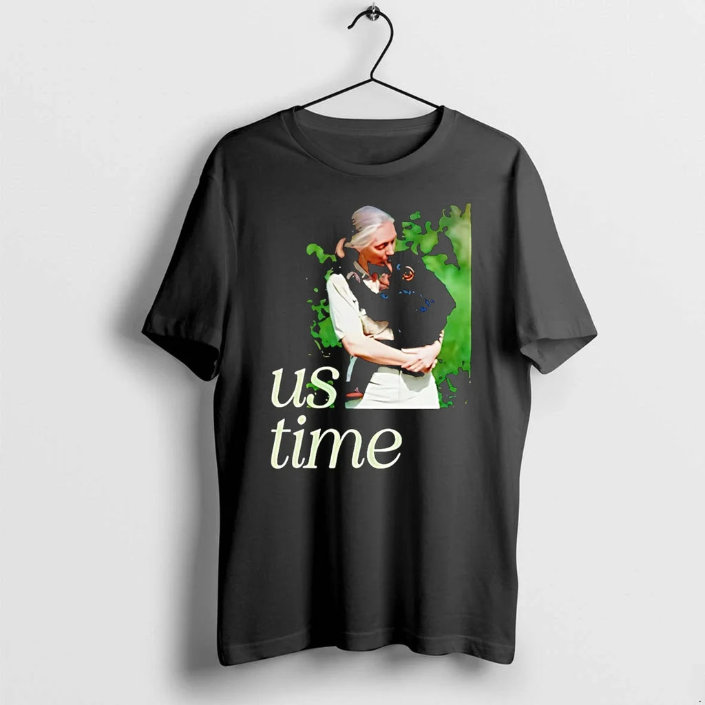 Jane Goodall Chimp Us Time Rip Sweater - Adult & Kids T-Shirts, Sweatshirts & Hoodies apparel design preview 1
