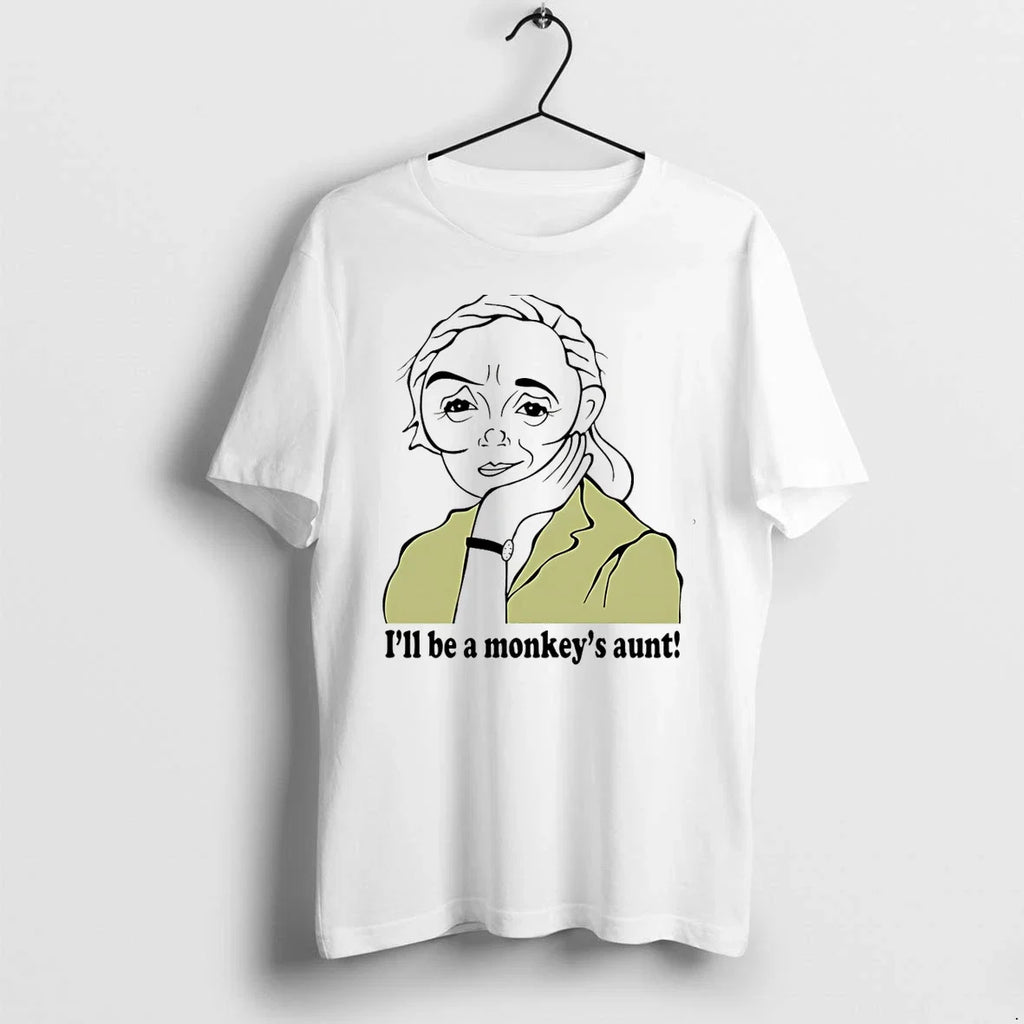 Jane Goodall Ill Be A Mokeys Aunt Sweater - Adult & Kids T-Shirts, Sweatshirts & Hoodies apparel design preview 1