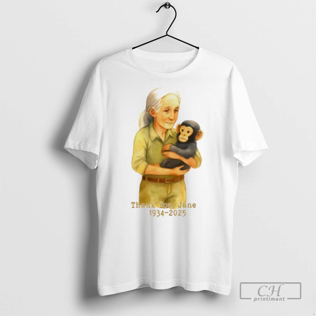 Jane Goodall Legacy Of Hope Thank You - Adult & Kids T-Shirts, Sweatshirts & Hoodies apparel design preview 1
