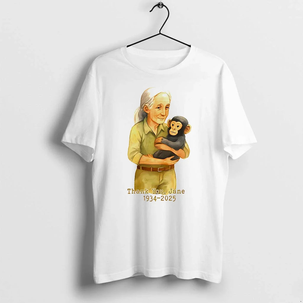 Jane Goodall Legacy Of Hope Thank You Sweater - Adult & Kids T-Shirts, Sweatshirts & Hoodies apparel design preview 1
