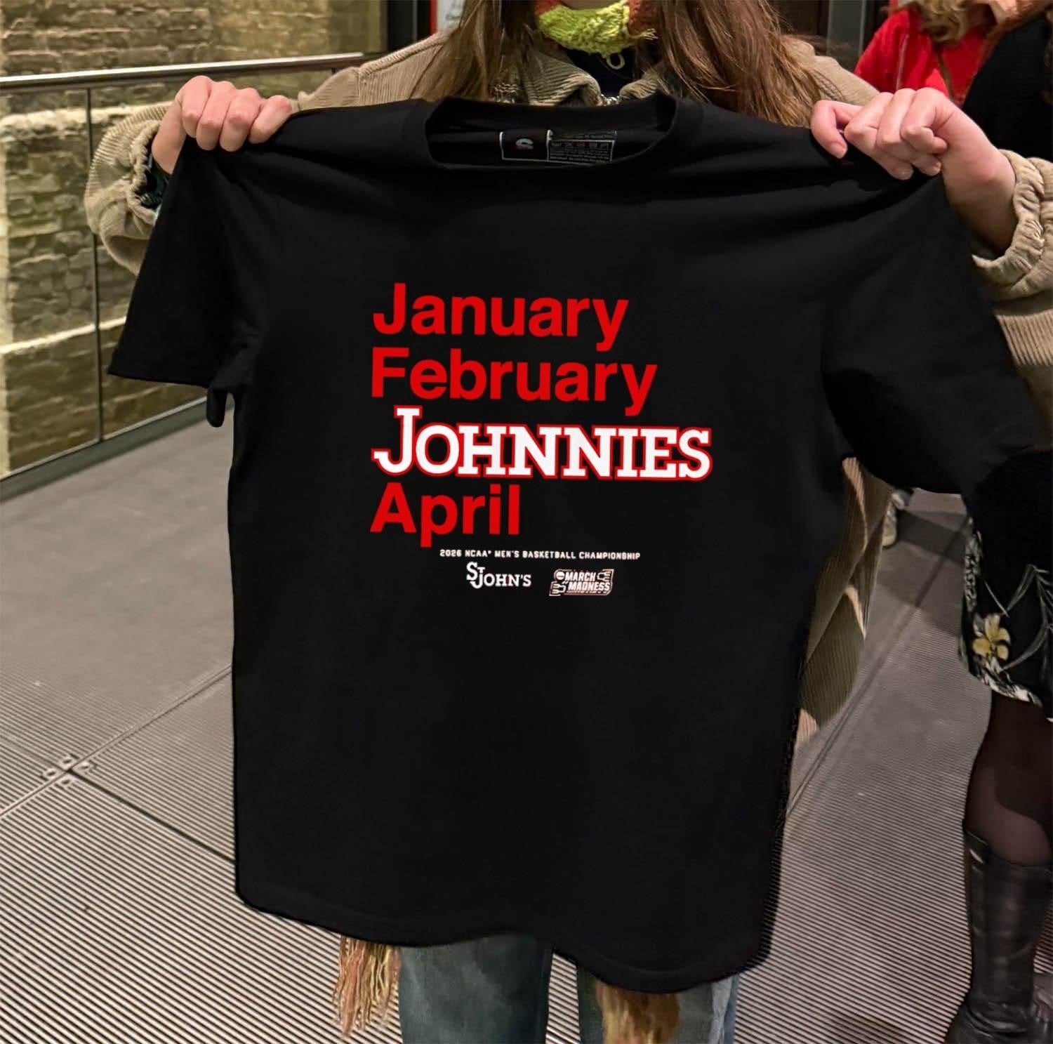 January February Johnnies April 2026 NCAA Men's - Adult & Kids T-Shirts, Sweatshirts & Hoodies apparel design preview 2