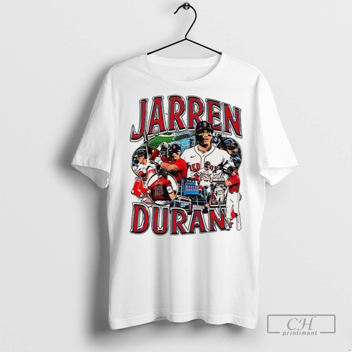 Jarren William Duran Boston Red Sox Baseball Player - Adult & Kids T-Shirts, Sweatshirts & Hoodies apparel design preview 1